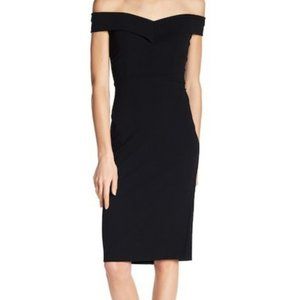 ECI Off-the-Shoulder Solid Sweetheart Dress, 4